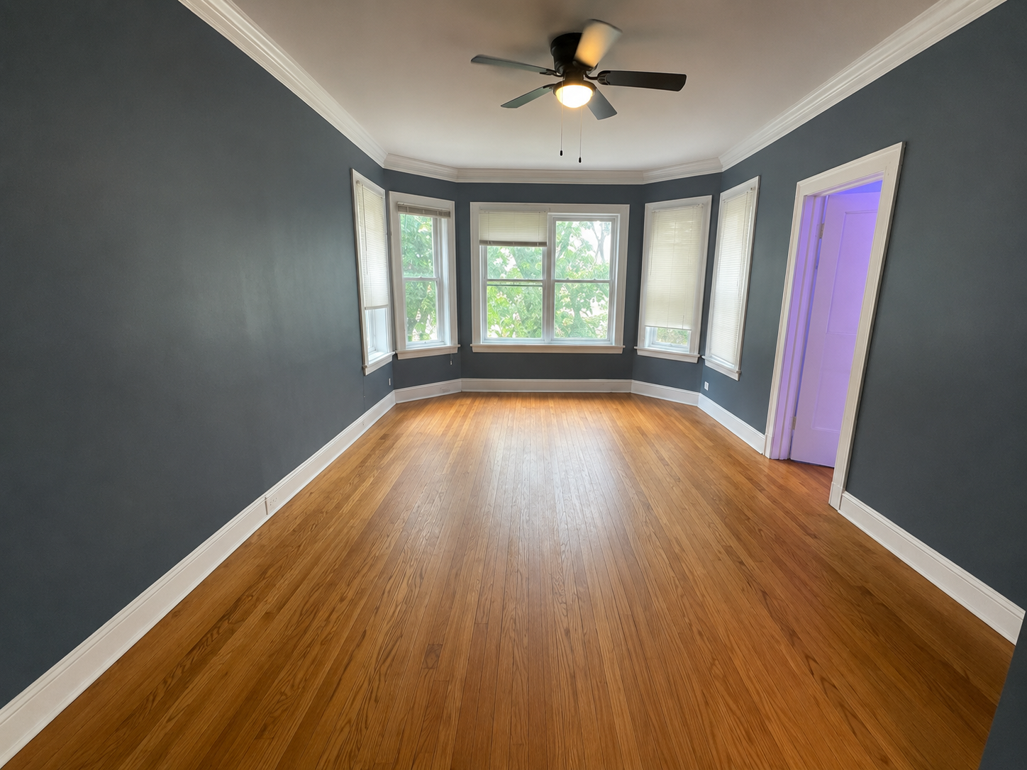 Room after junk removal — completely cleared by Turnkey Trashouts