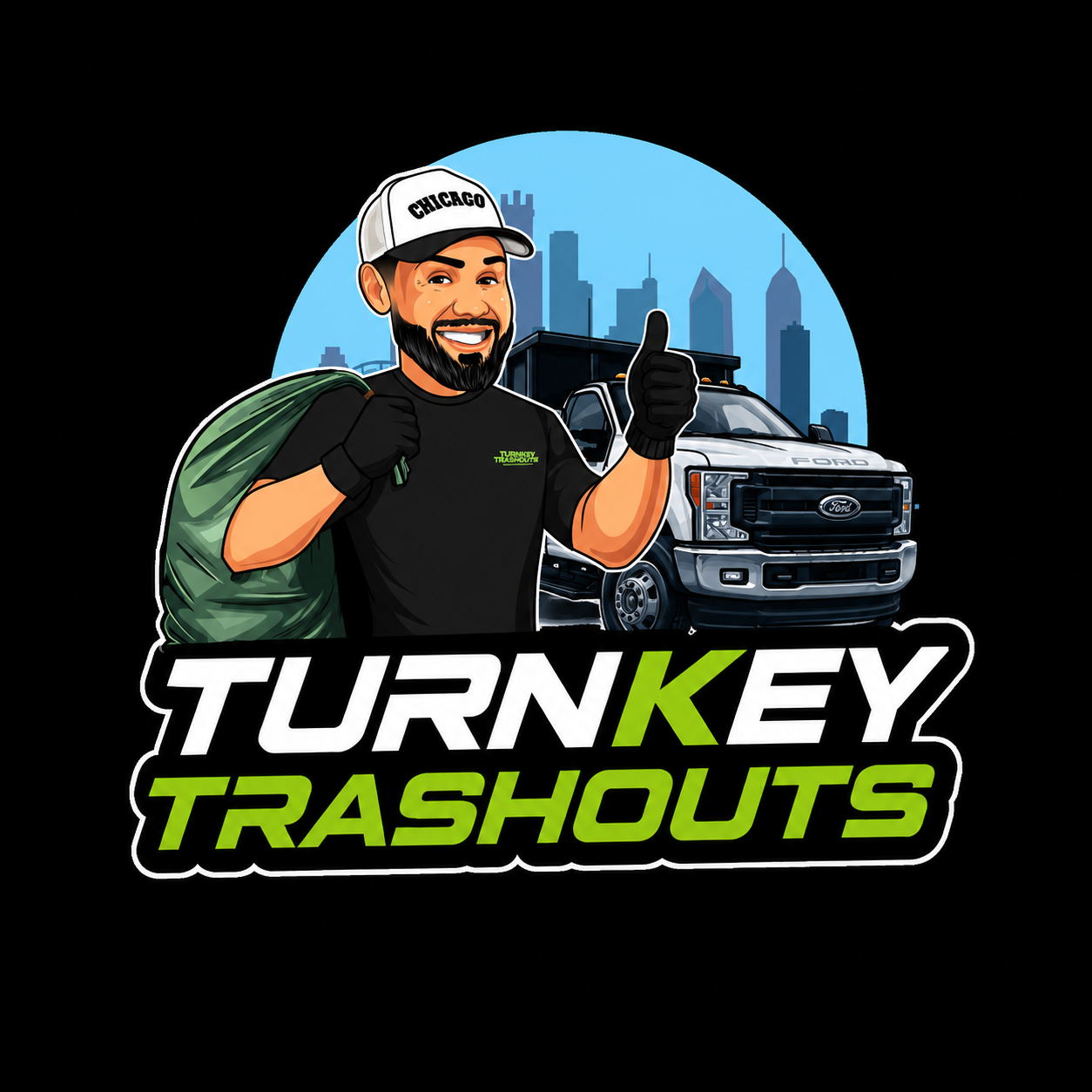 Turnkey Trashouts mascot
